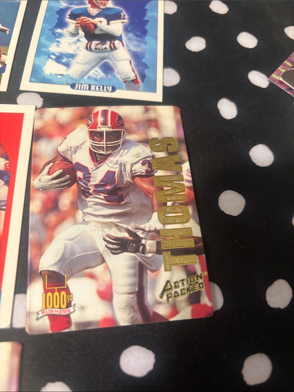 Buffalo Bills NFL Football Card Lot - Red White Blue Accents - Picture 7 of 10